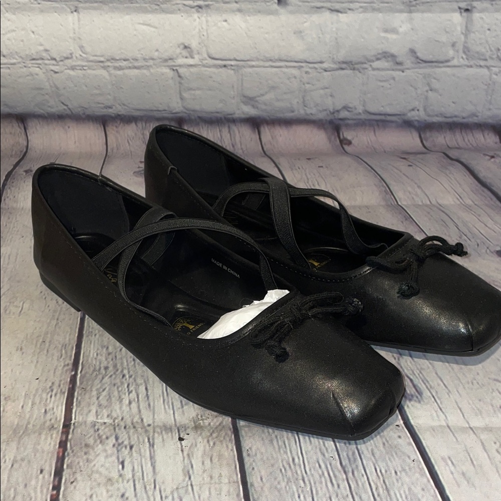 London Rag Women's Black Ballet style Loafers Size 10 - Picture 3 of 8